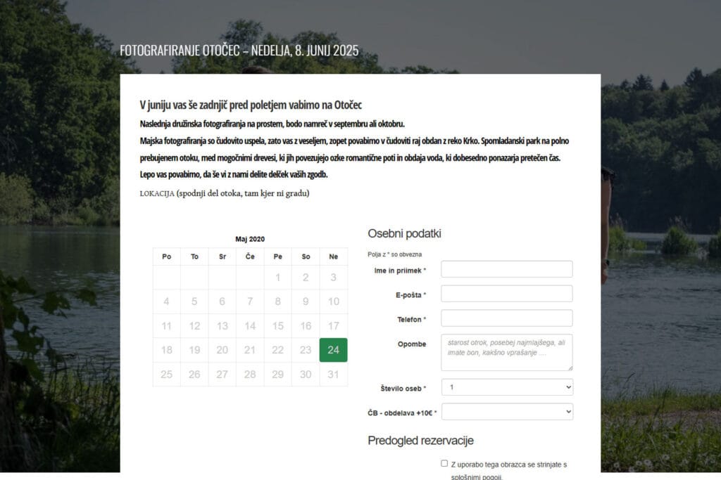amaroo spletni rezervacijski sistemi